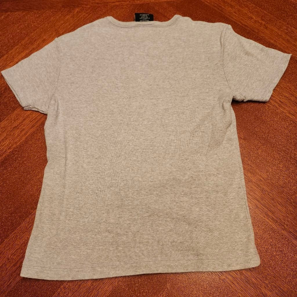 Women's Polo Jeans Co. Ralph Lauren Gray Short Sleeve Tee L A2 - Picture 4 of 4